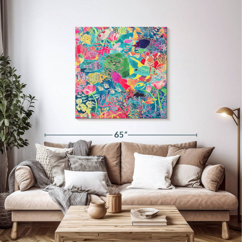 Brampt Underwater Rainbow, 39" H x 39" W