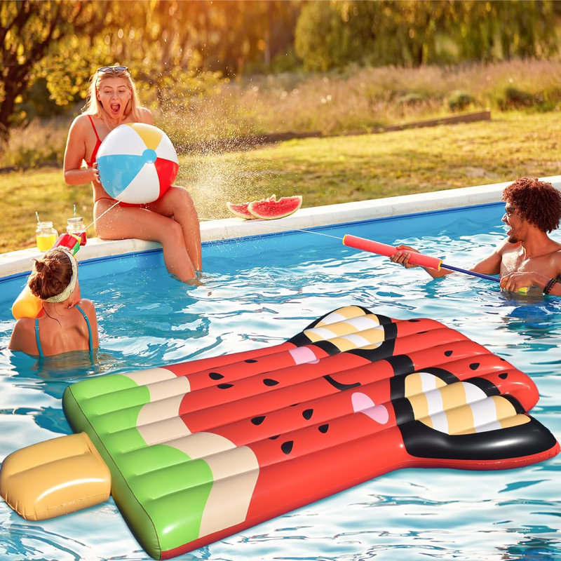 Pool Inflatables Big Mouth Giant Donut Pool Float Giant Watermelon
