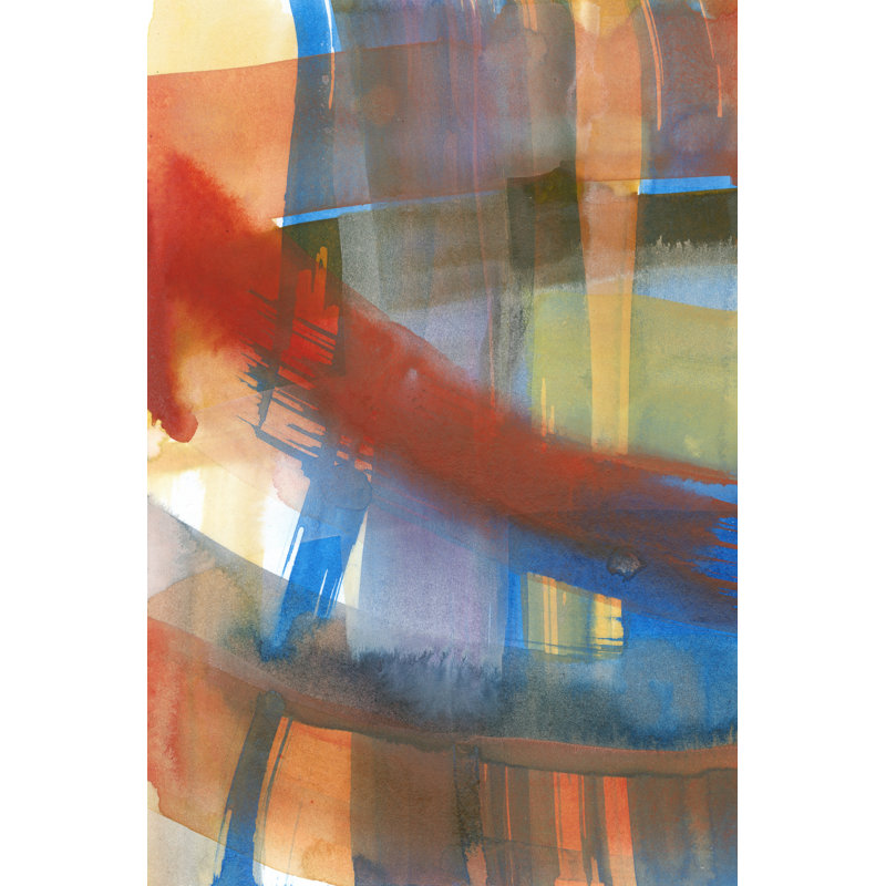 Rainbow Reorganized I by Jodi Fuchs - Wrapped Canvas Painting, 46cm H x 30cm W x 3.8cm D