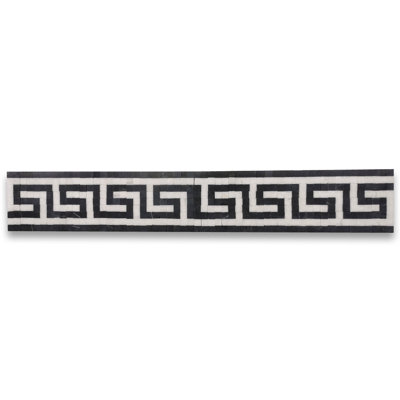 Carreau de mosaïque en marbre pour mur et plancher 3,5 po x 11 po Carrara
