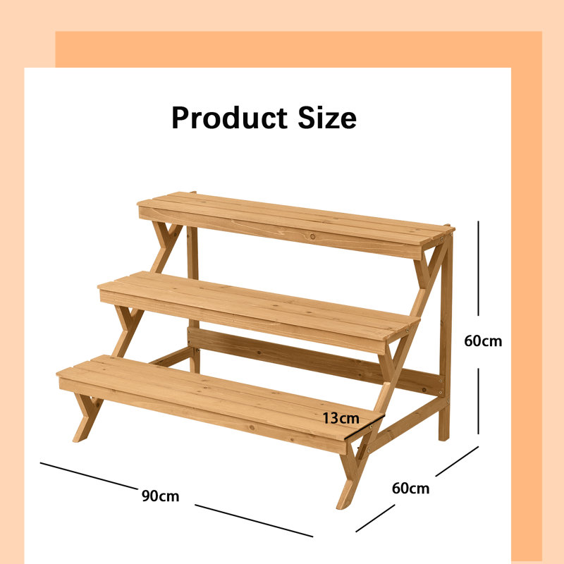 Brekka Wood Plant Stand