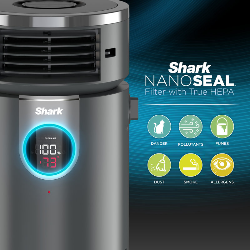Shark 3-in-1 HEPA Air Purifier with Heating and Cooling, 500 Sq. Ft.