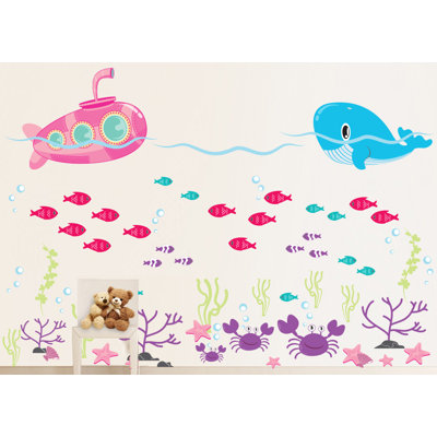 Nautical & Beach Non-Wall Damaging Wall Decal