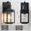 Black Outdoor Sconce