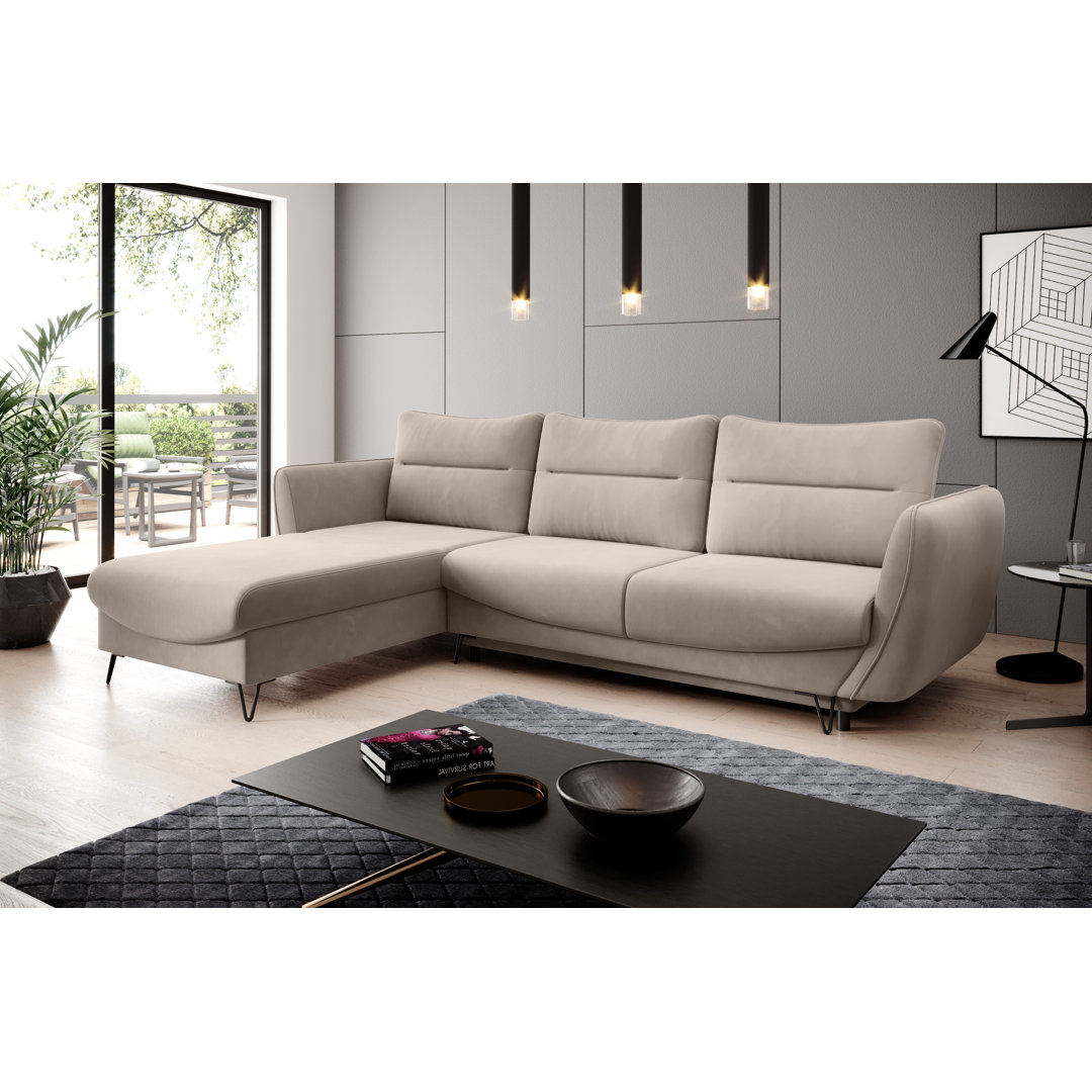 Ecksofa Stotesbury mit Bettfunktion