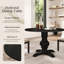 Keltner Round Solid Wood Base Dining Table-611766001