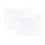 Courtepointe complète 3 pièces en blanc - réversible avec carreaux carrés, rembourrage, style microfibre facile d'entretien, lavable à la machine-120944708