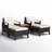 Araylee Acacia Wicker 4 - Person Patio Conversation Set with Cushions