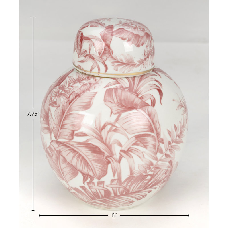 Urnes et pots en porcelaine Murtaz, Rose