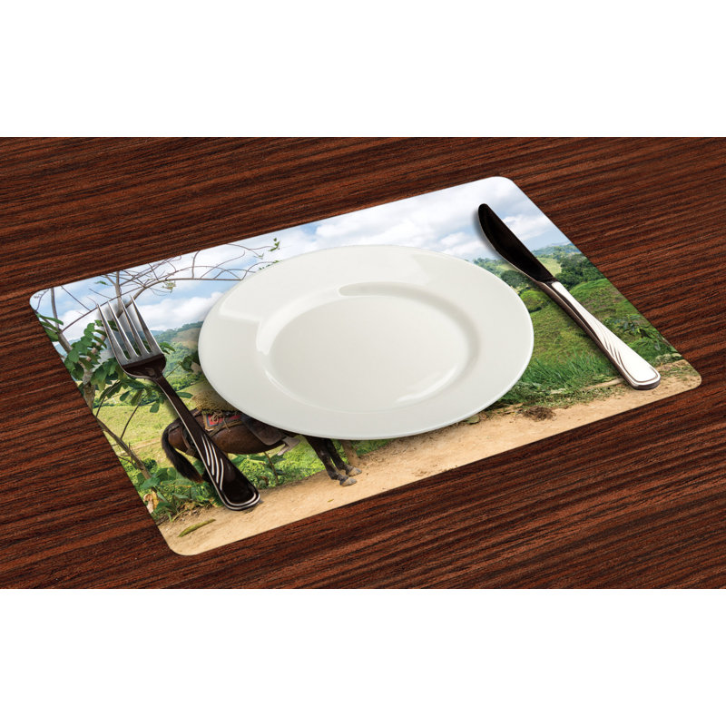 Polyester Animals/Nature Rectangle Placemat