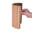 Panneaux muraux décoratifs Tambour à lattes flexibles à lattes carrées 3/4 po x 1 pi x 8 pi-135242369