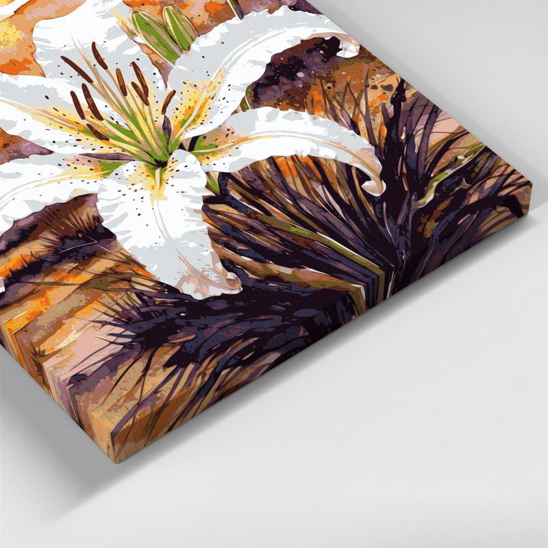 «Southwestern Plants Desert Lily», art sur toile beige 160, H 11 po x l 14 po