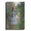 Red Barrel Studio® «Girl With Dog» par Claude Monet, art mural en métal-281275947