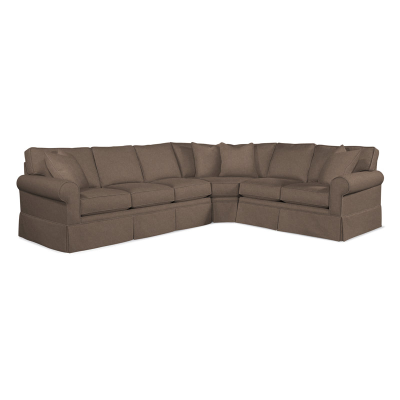 Benton Corner Sectional, Elite Ash; 0321-83, Right Hand Facing