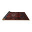 Tapis à motif oriental rouge / noir-53961146