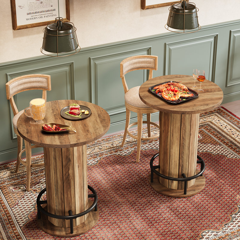 Round Dining Table, Brown