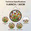 Panneau de vitrail Tulip Butterfly-720743430