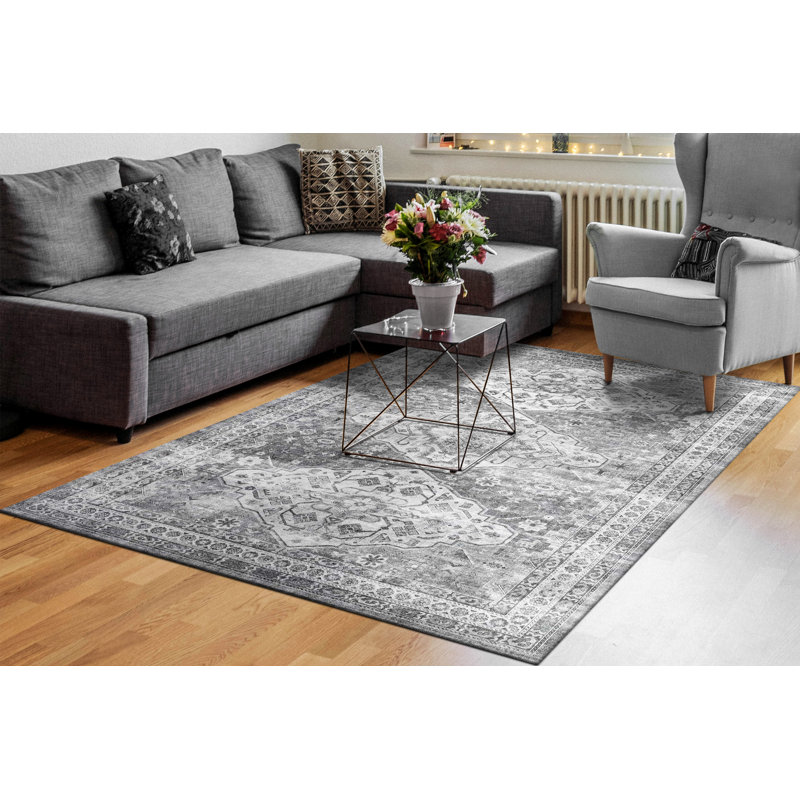 ELISE 5.3X7 6300-900 GREY, Rectangle 5'3" x 7'