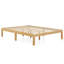 Base de lit plateforme en bois 14 po avec pieds en bois d'hévéa-1265319281-1265319294