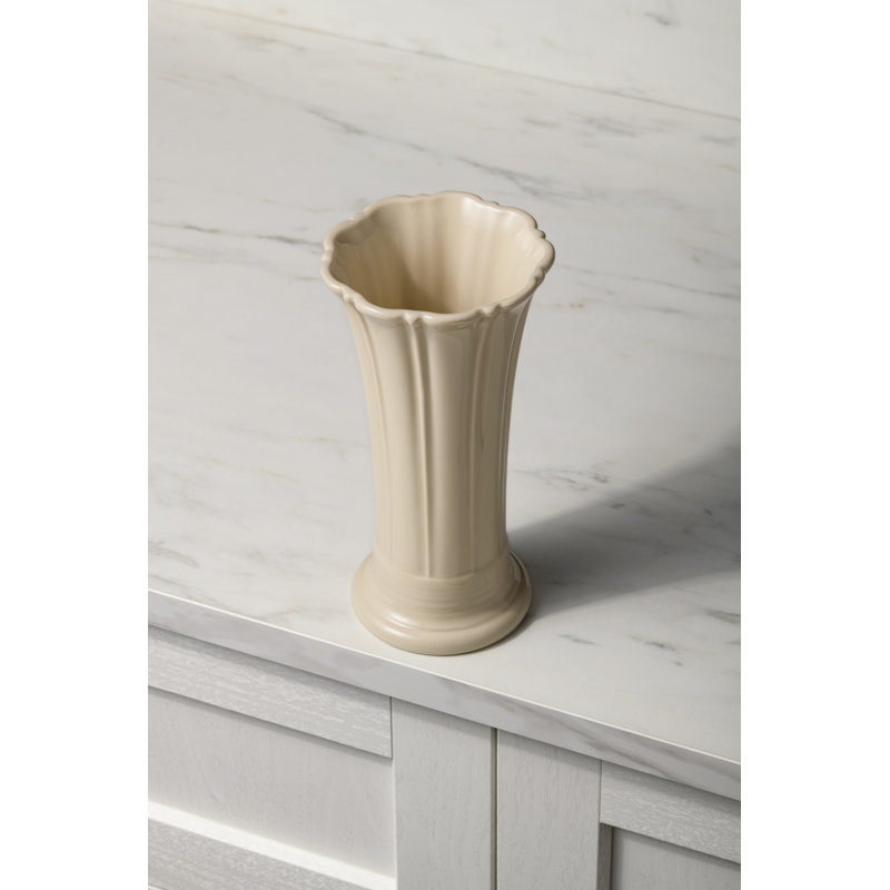 Fiesta 9 5/8 Inch Medium Vase, Linen