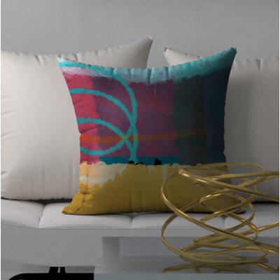 Abstract Throw Pillow