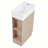 Modern Bathroom Vanity Cabinet with Two-tier Shelf-104981892