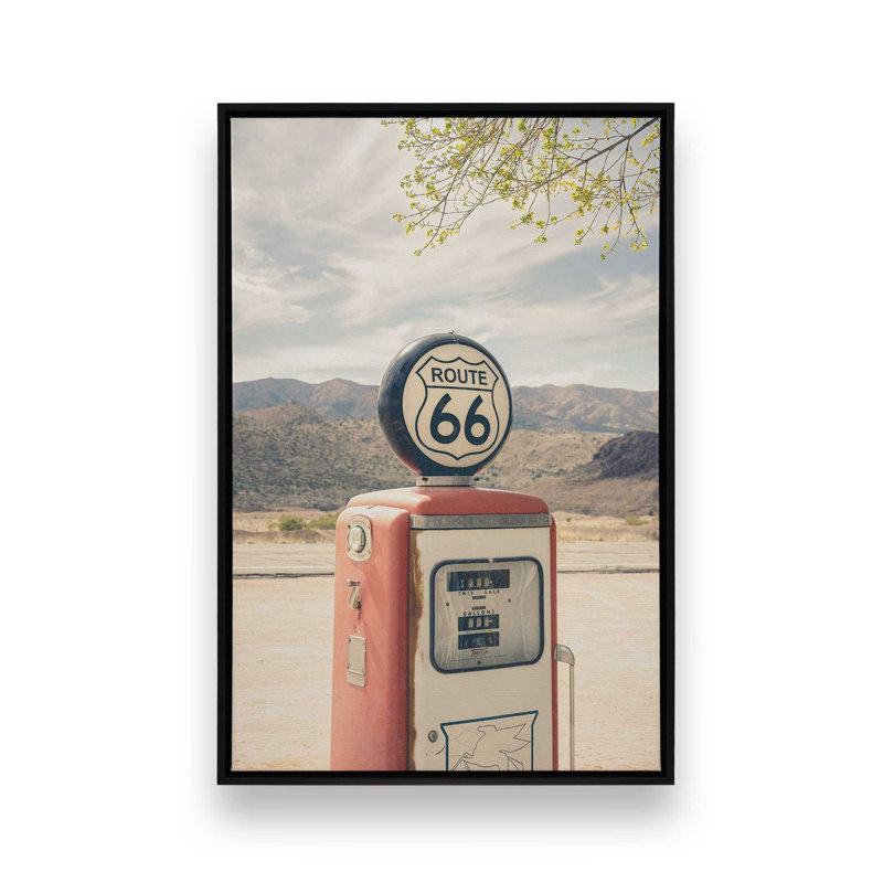 "Carburant", reproduction d'art sur toile, Cadre flottant noir satiné, 24 po x 36 po