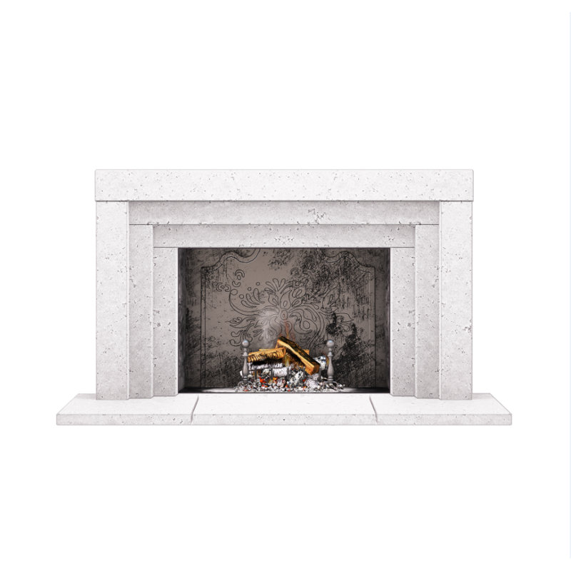 Contempo Fireplace Surround, Old World White