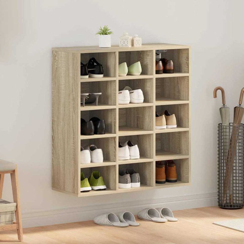 Shoe Cabinet, Sonoma Oak