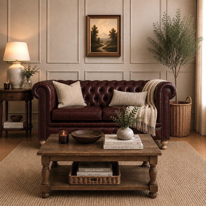2 Seater Leather Sofa