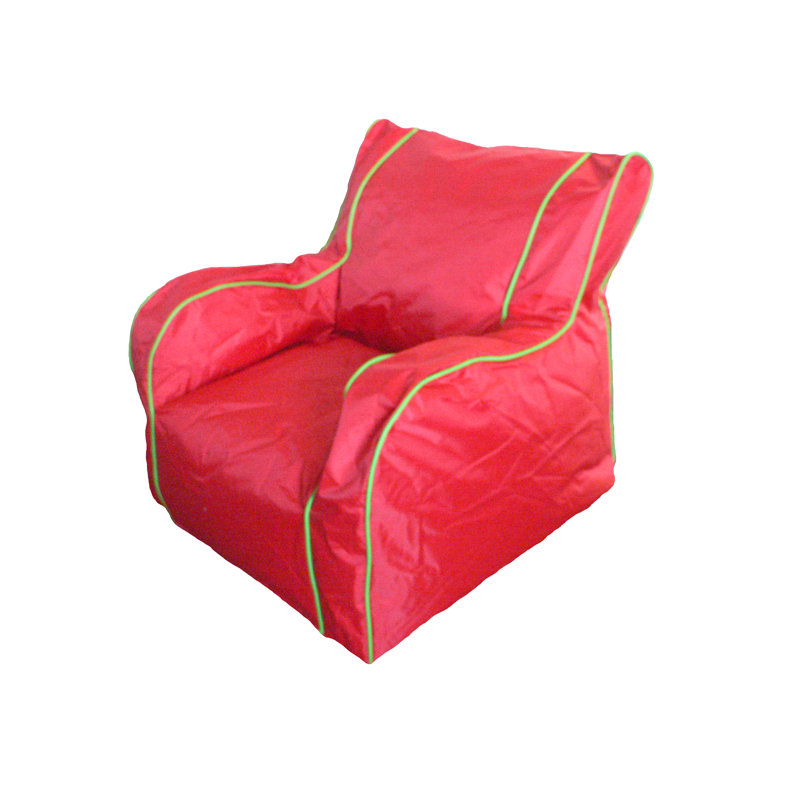 Petit fauteuil à billes classique pour l'extérieur, Mélange de polyester rouge