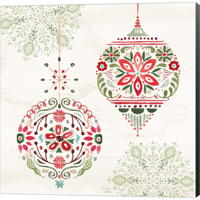 Festive Season VI par Dina June - peinture sur toile tendue