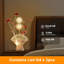 Lampe de table en aluminium avec 4 roses rouges et 6 pétales floraux et 2 fleurs rouges et argentées