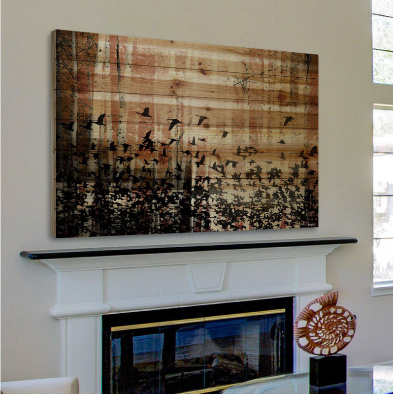 «Aspen Wood» par Parvez Taj - Impression sur bois, H 16 po x l 24 po