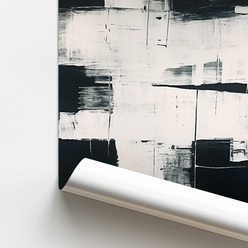 Impression sur toile Eclipsed Onyx Tangle II, Sans cadre, papier, H 12 po x l 16 po