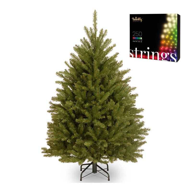 Easy Set-Up 54' Lighted Fir Christmas Tree