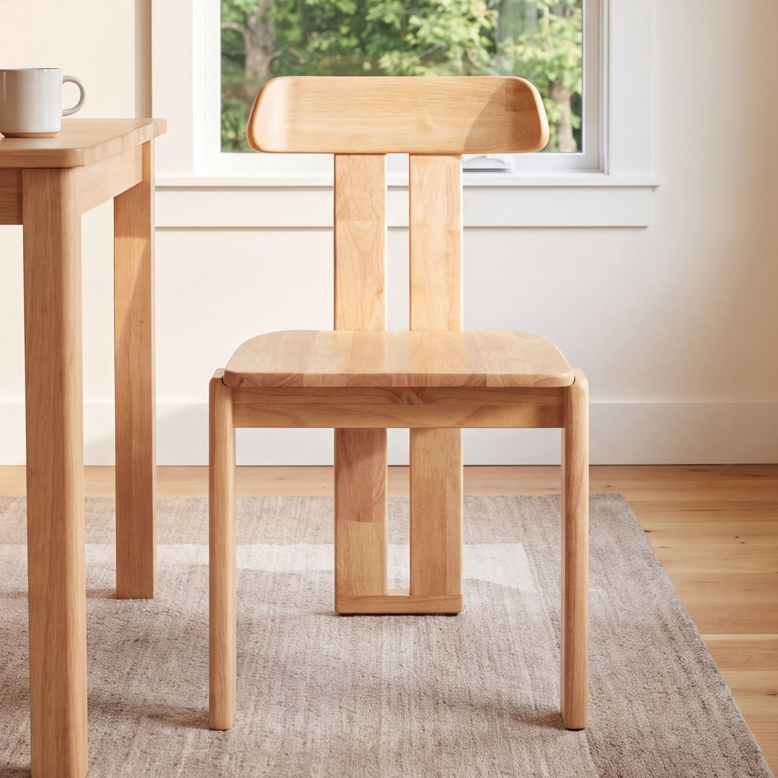 Jahmal Dining Chair, Light Blonde
