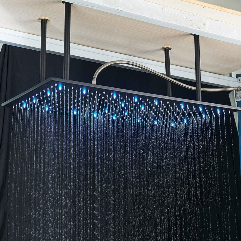 Pluie Celling 1,8 GPM GPM, Noir