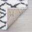 Tapis blanc / gris à poils longs Jemima-1443664524