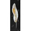 Plume - reproduction dorée encadrée d'animaux dorés | Décoration intérieure