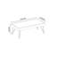 Carliss Four Leg Coffee Table