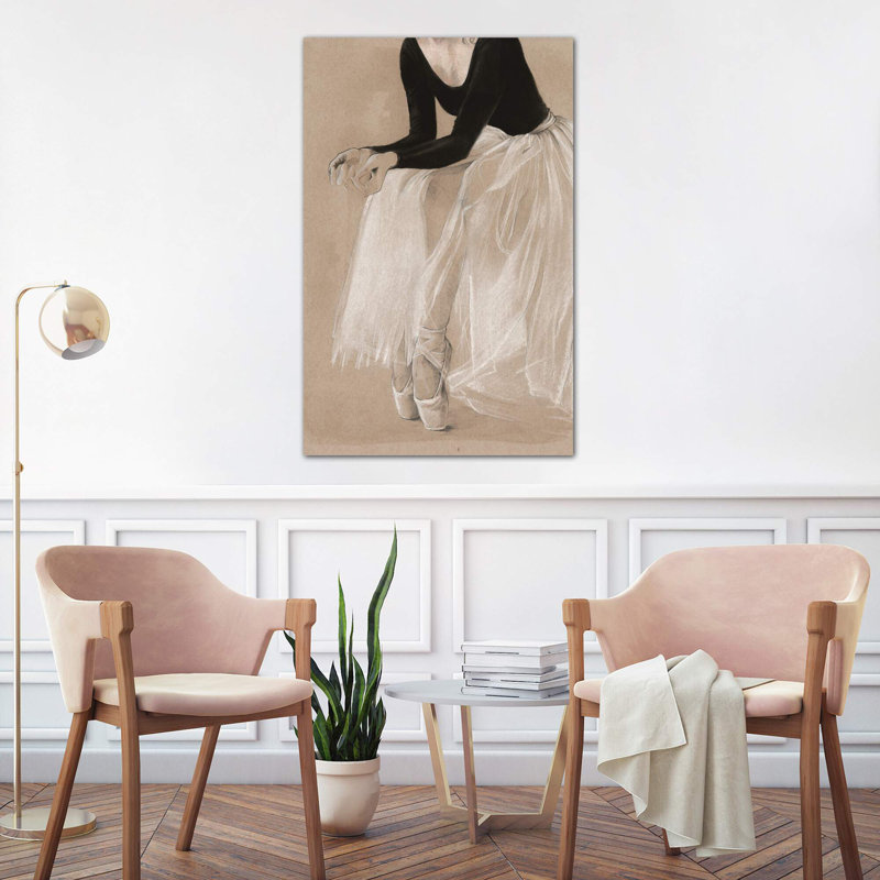 Ballet Study I by Jennifer Paxton Parker - Wrapped Canvas Painting, 66.04 cm H x 45.72 cm W x 1.91 cm D