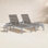 Aynura 26" Patio Chaise Lounge Set