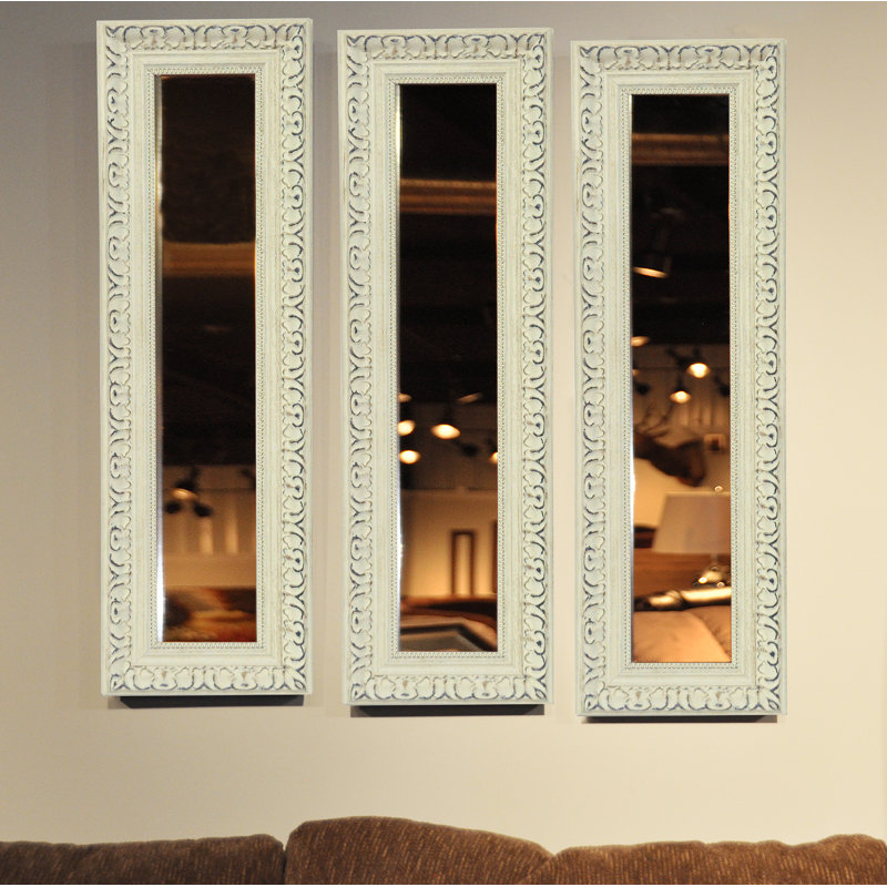 Ensemble de miroirs 3 pièces Wanneroo, H 29,5 po x l 11,5 po