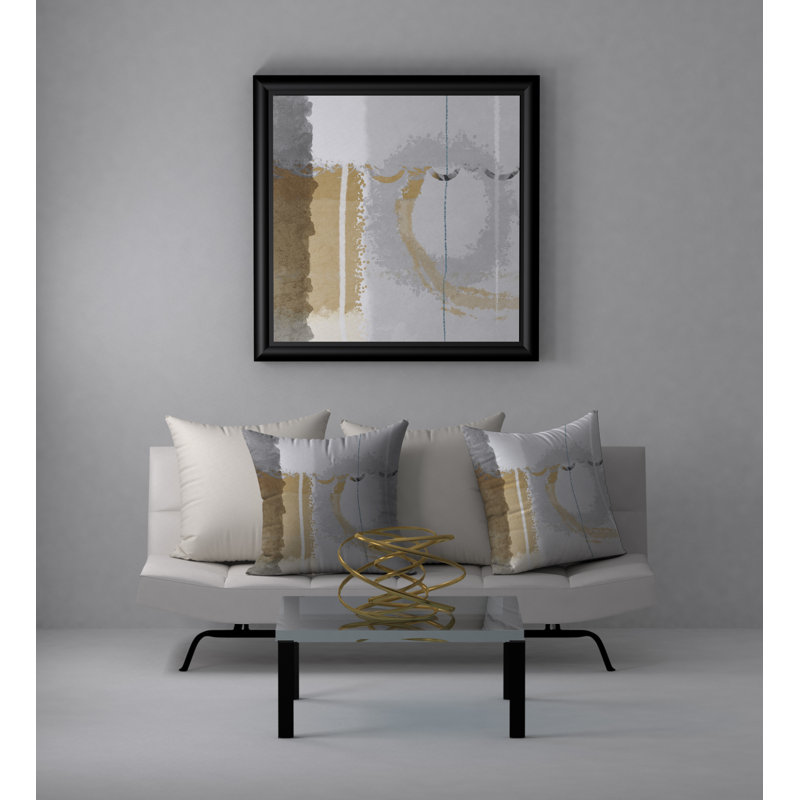 Housse de coussin carrée légère et insert, 24 po x 24 po