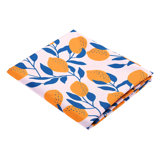  43"x57" Rectangle Tablecloth Table Cover Lemon Tree Yard Party Picnic Washable Polyester Decorative Fabric for Garden Summer Event Planning