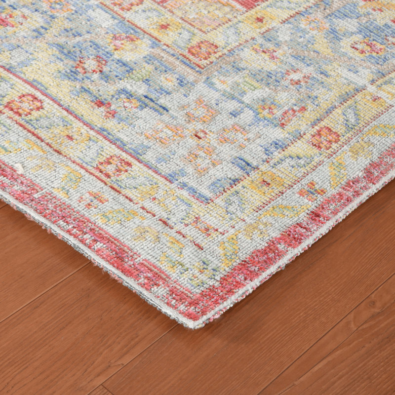 Mayhall Vintage Medallion Performance Indoor Area Rug, Rectangle 2' x 3'