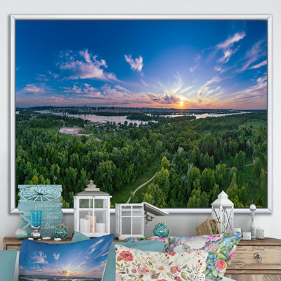 Rurale d'été en campagne, Alabama, sur toile