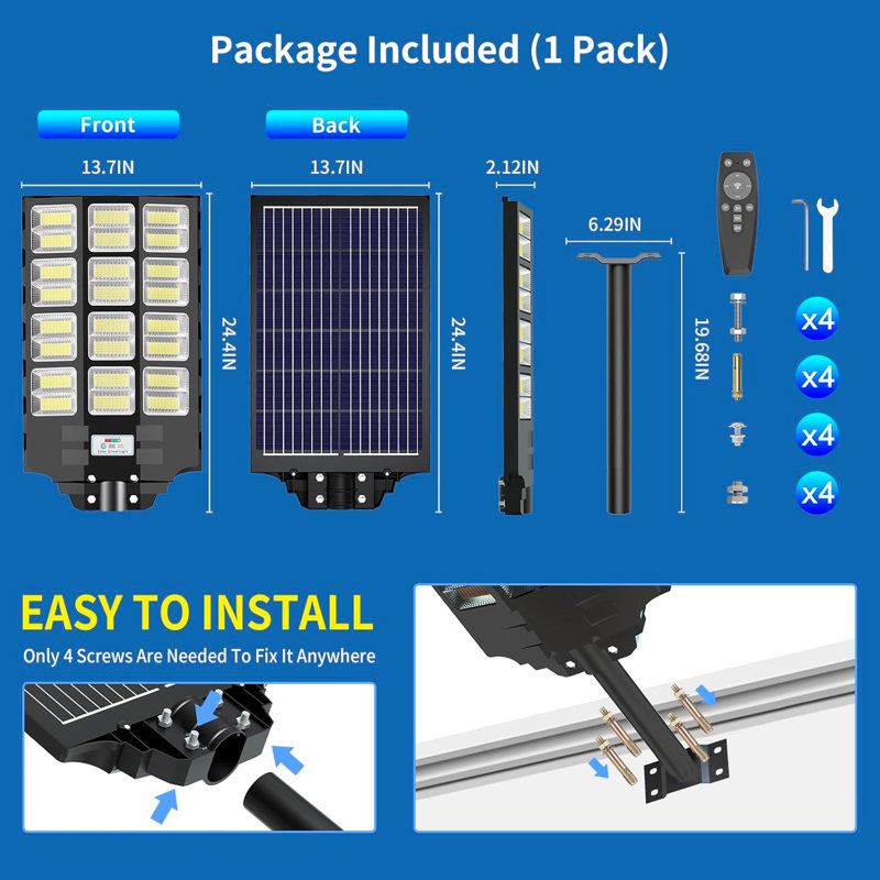 Solar Lights Outdoor Waterproof 3000w