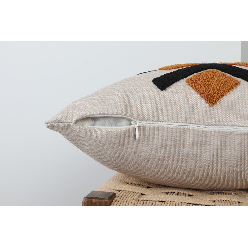 Premium Decorative Cushion, 17.0 x 17.0 inches, 100% Linen Cover with Silicone Filling | Soft and Comfortable | Perfect for Living Room, Bedroom, or Office Decor | Stylish and Versatile Home Accessory